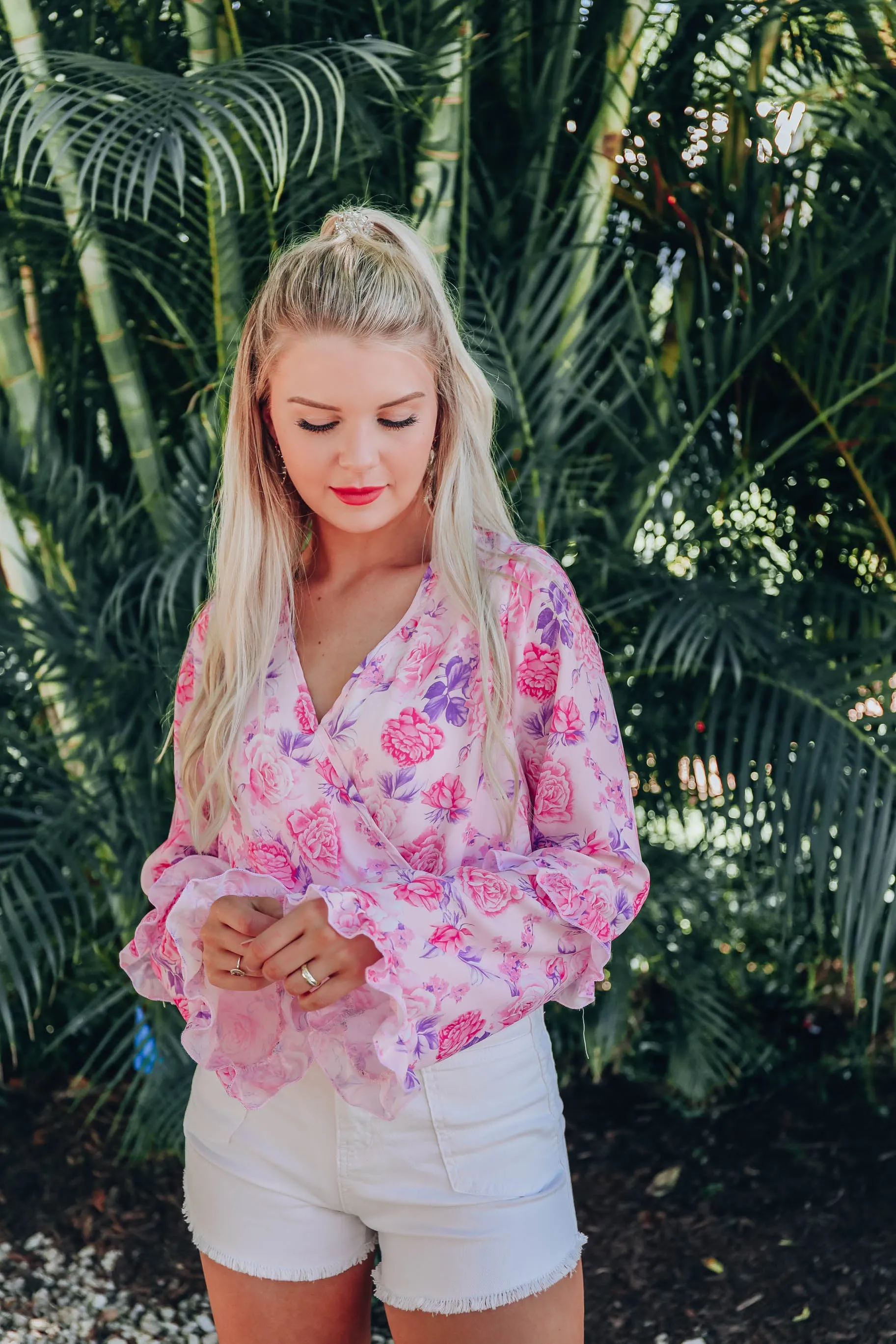 Flower Child Chiffon Bodysuit