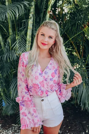 Flower Child Chiffon Bodysuit