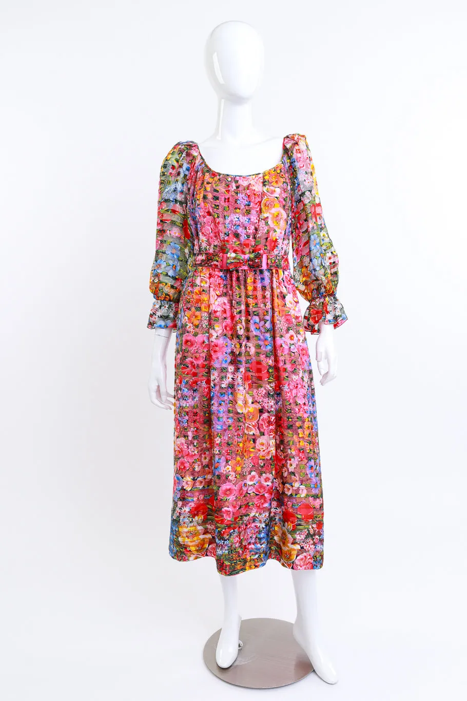 Garden Bouquet Peasant Dress II