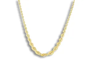 Graduated Rope Chain Necklace