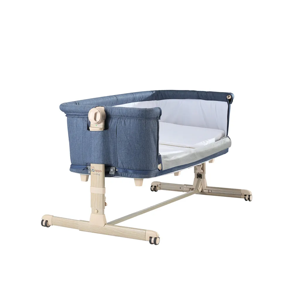 HAPPA 4 in 1 Cot n Play - Ocean Blue ( Free Peter Rabbit Pillow )