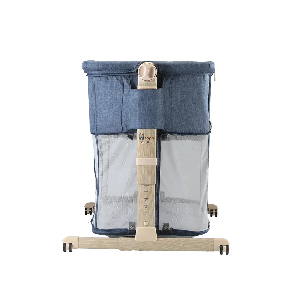 HAPPA 4 in 1 Cot n Play - Ocean Blue ( Free Peter Rabbit Pillow )