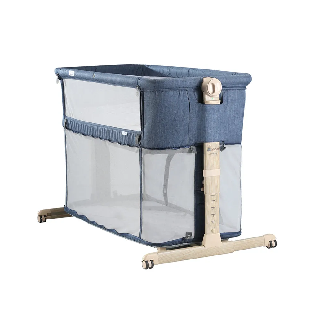 HAPPA 4 in 1 Cot n Play - Ocean Blue ( Free Peter Rabbit Pillow )