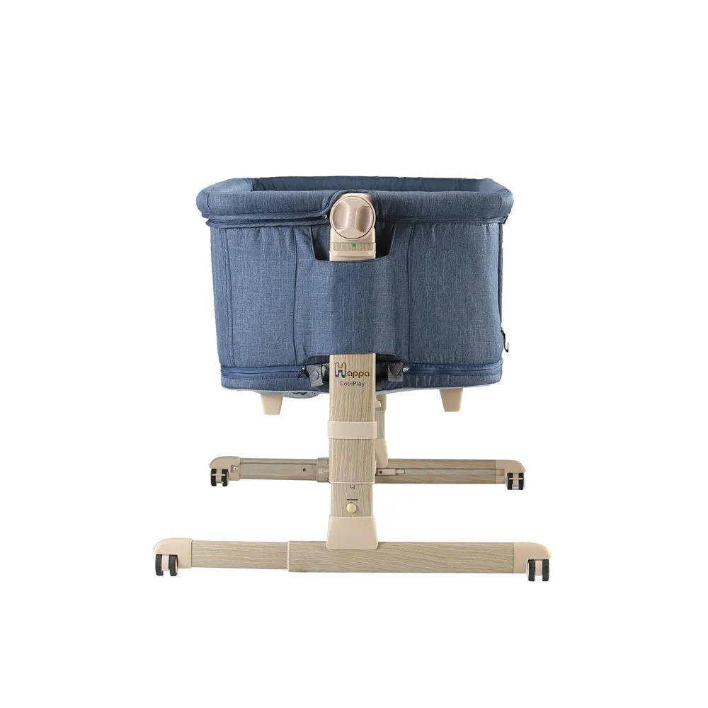 HAPPA 4 in 1 Cot n Play - Ocean Blue ( Free Peter Rabbit Pillow )