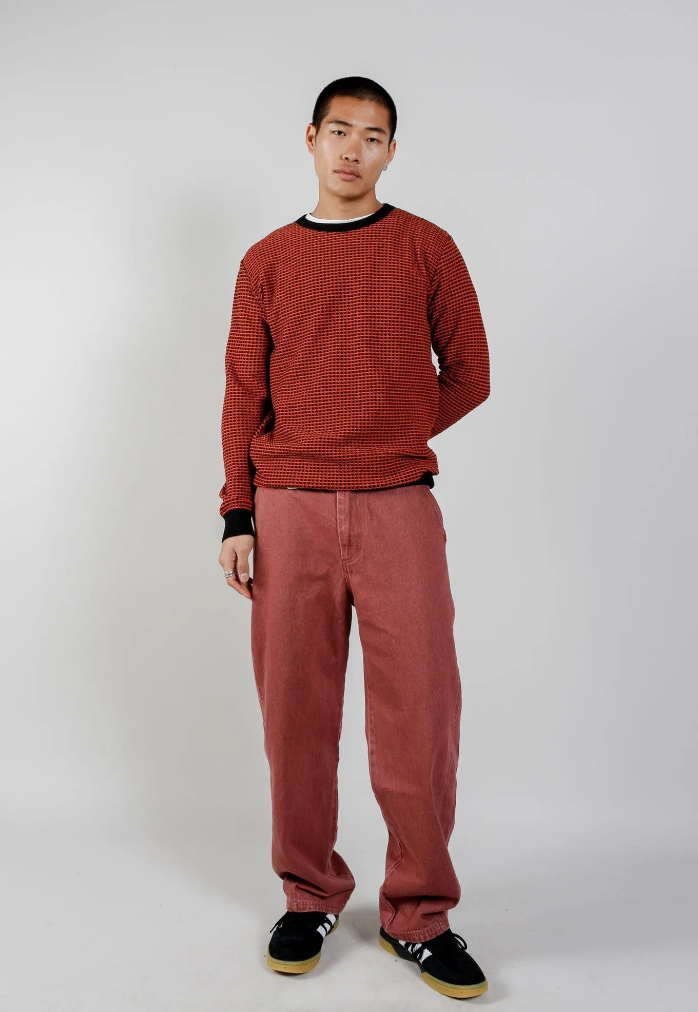 Hasan Men's Organic Cotton Jumper | Orange