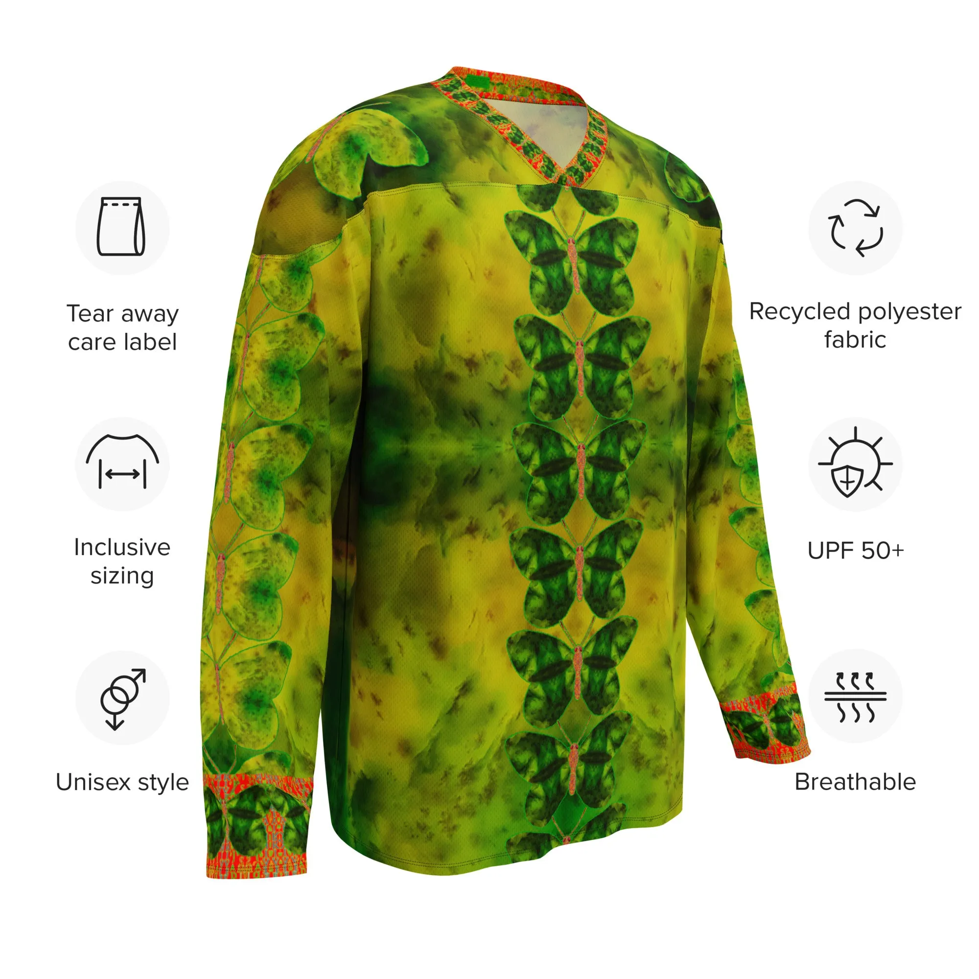 Hockey Jersey (Unisex)(Butterfly Glade Denizen) RJSTH@Fabric#3 RJSTHS2024 RJS