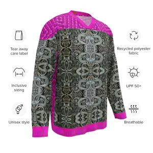 Hockey Jersey (Unisex)(Grail Night Hoard Virtus 8.7 Sugar Stick Twirl (Elder Gift) Pink Logo) RJSTHS2024 RJS