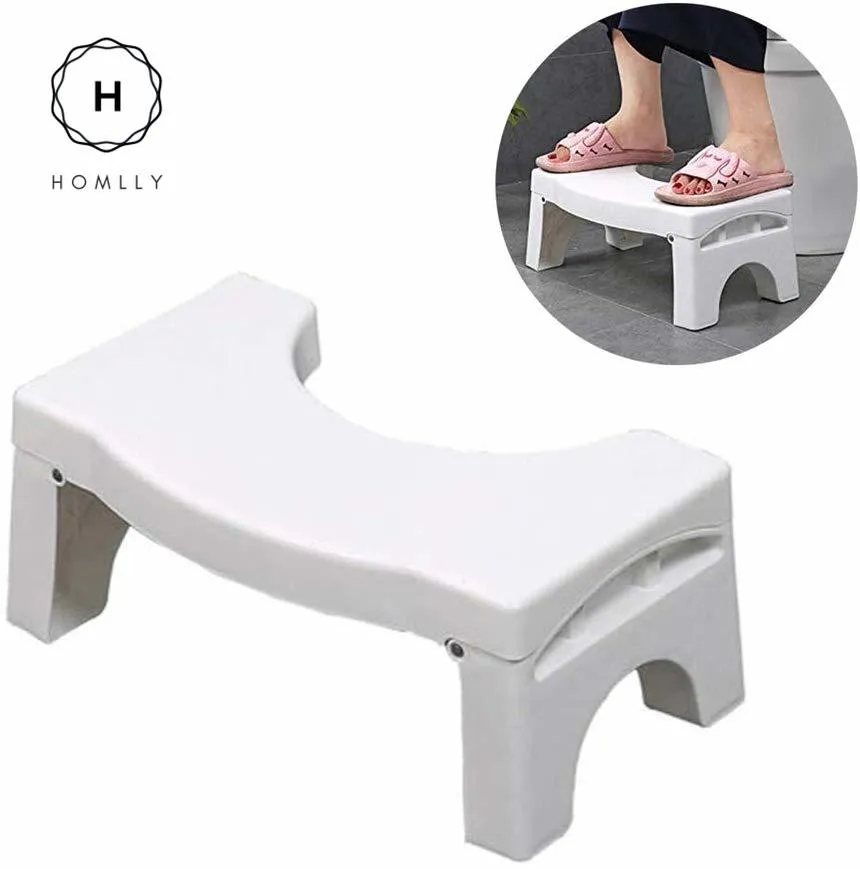 Homlly Squatty Foldable Toilet Stool