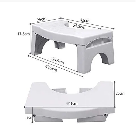 Homlly Squatty Foldable Toilet Stool