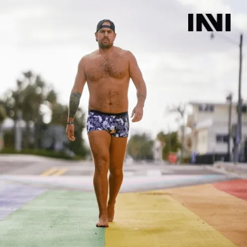 Honeycomb Camo Trunks Swimsuit