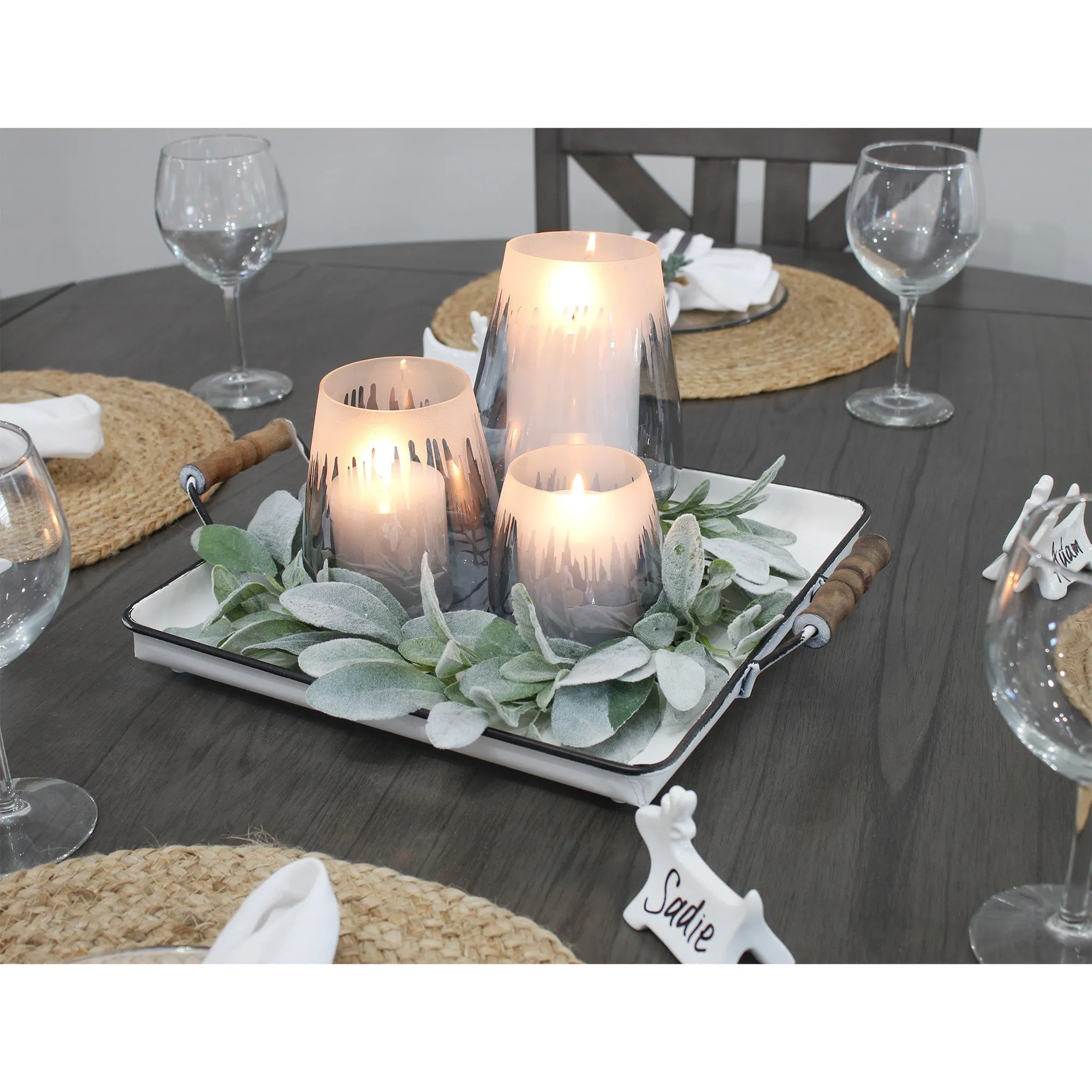 Hurricane Lamp Candle Holders (Case of 12)