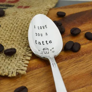 I Love You A Latte Vintage Spoon
