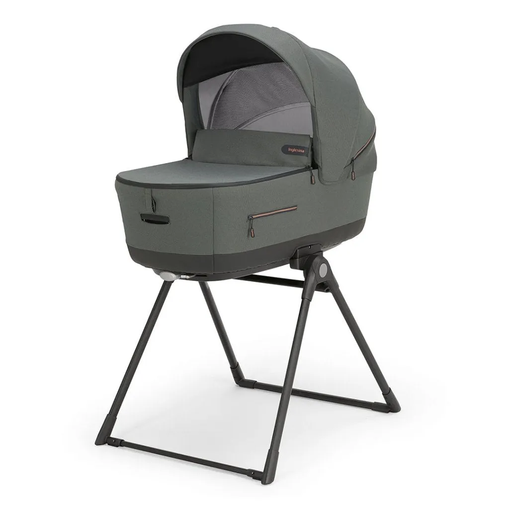 INGLESINA Aptica XT 5 Piece Travel Systems with Car Seat and 360 Rotating Isofix Base - Taiga Green