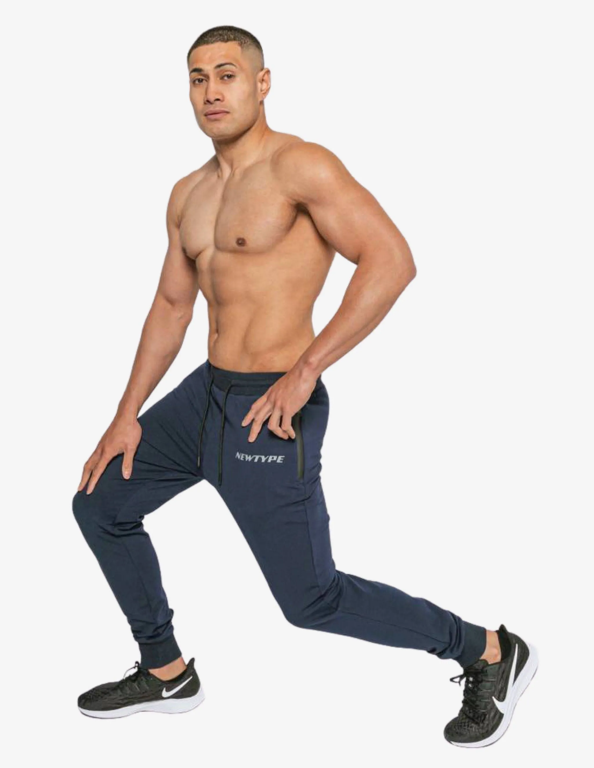 Intrepid Athlete Inside Track Pant - Navy