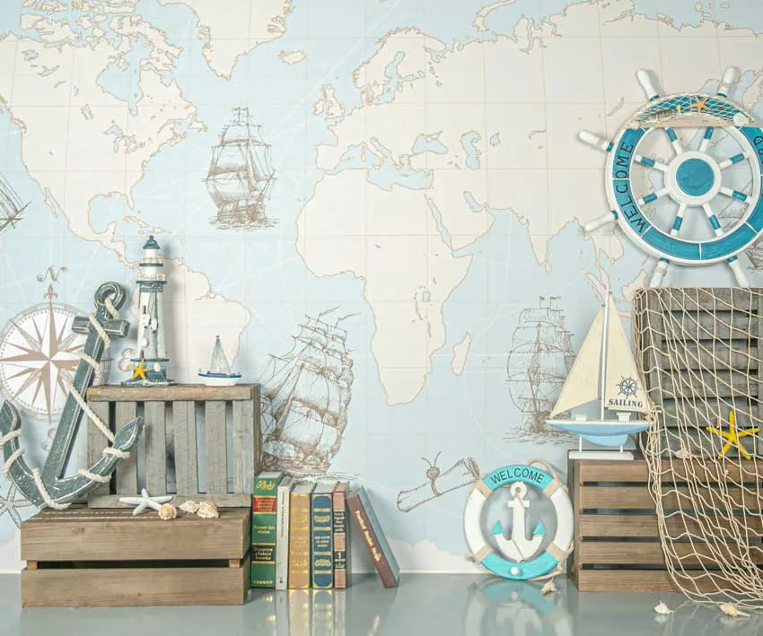 Kate Travel Around the World Summer Children Backdrop Designed by Jia Chan Photography