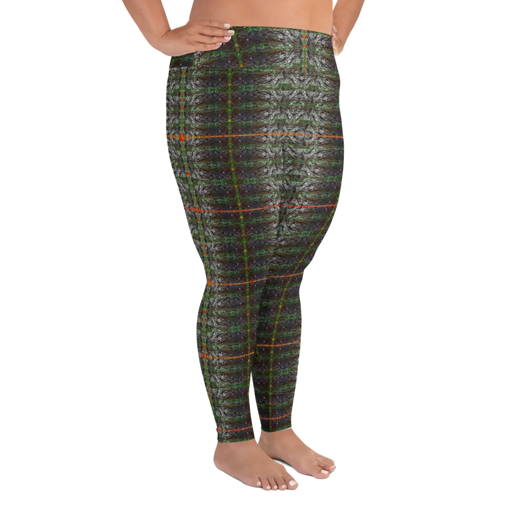 Leggings (Plus Size)(Rind#2 Tree Link) RJSTH@Fabric#2 RJSTHW2021 RJS