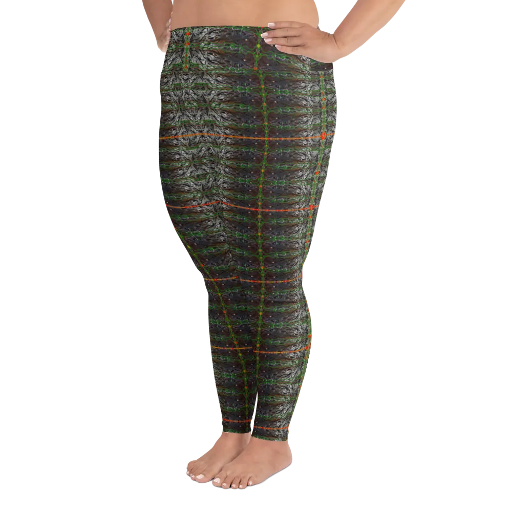 Leggings (Plus Size)(Rind#2 Tree Link) RJSTH@Fabric#2 RJSTHW2021 RJS
