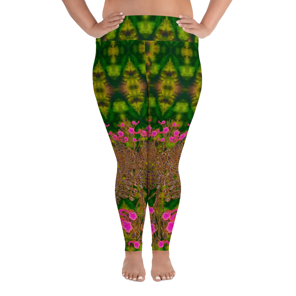 Leggings (Plus Size)(WindSong Flower) RJSTH@Fabric#7 RJSTHW2021 RJS