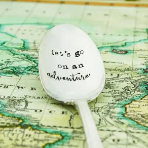 Let's Go On An Adventure Vintage Spoon