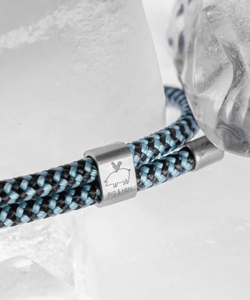 Little Lewis DBL Rope Bracelet in Sky/Navy