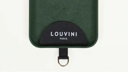 Louvini Adaptateur Coque Bandouliere Universal Miki - Noir