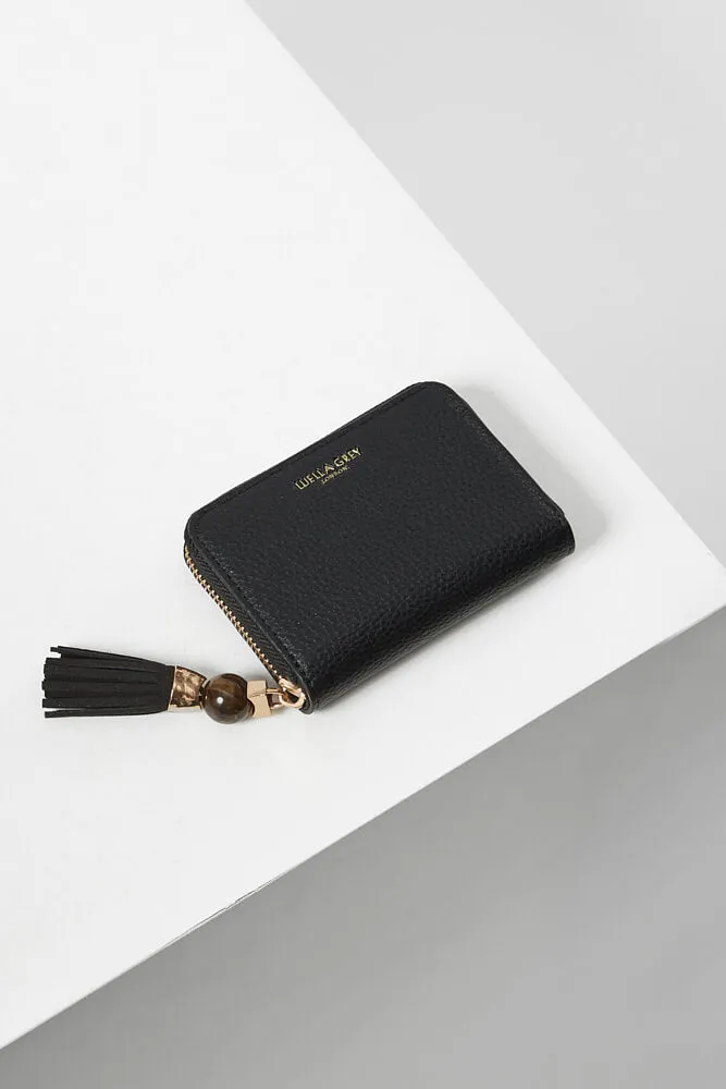 Maeve Black Small Tassel Purse