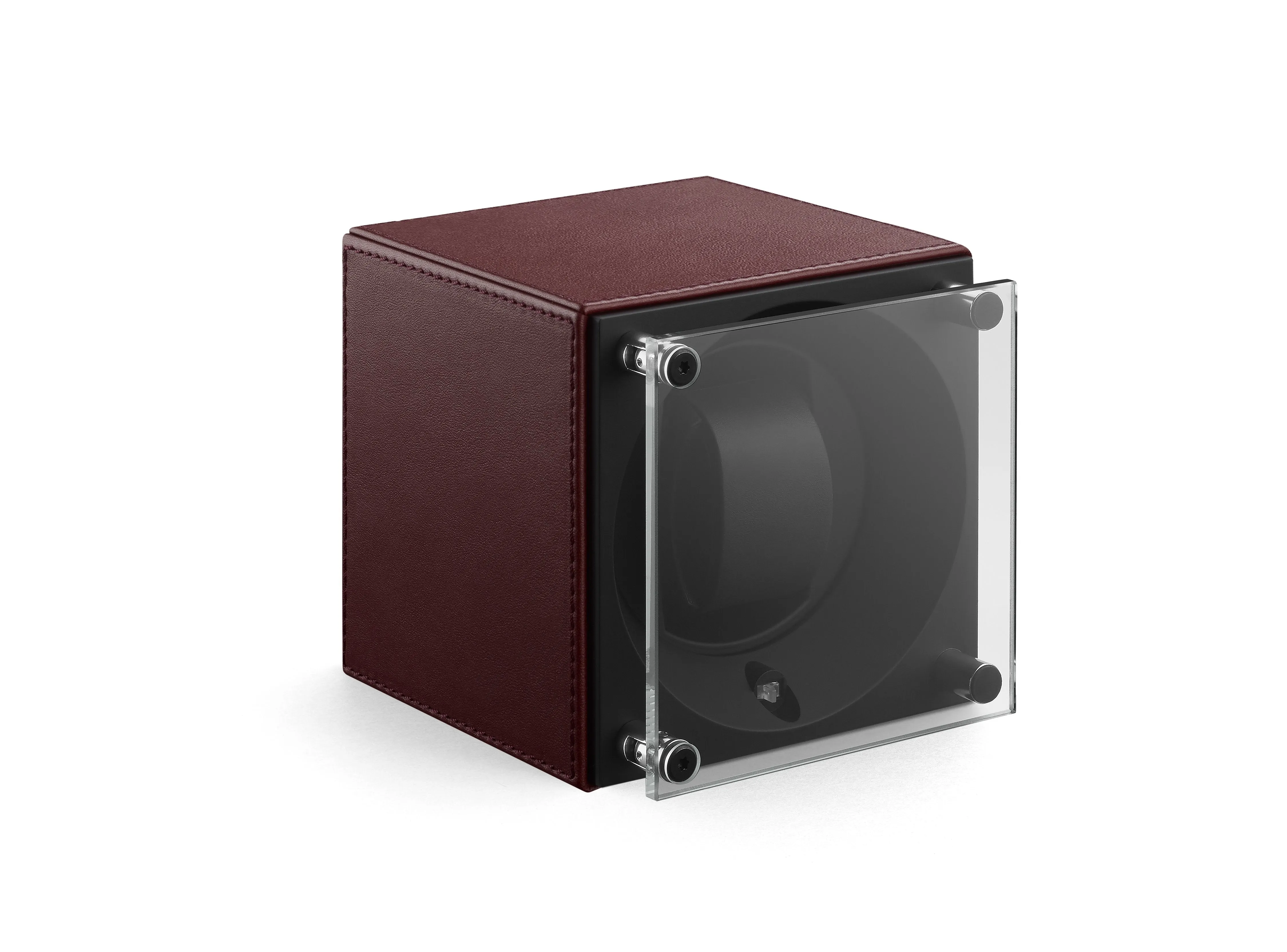 Masterbox Single Bordeau Toledo Leather Bordeau Stitches