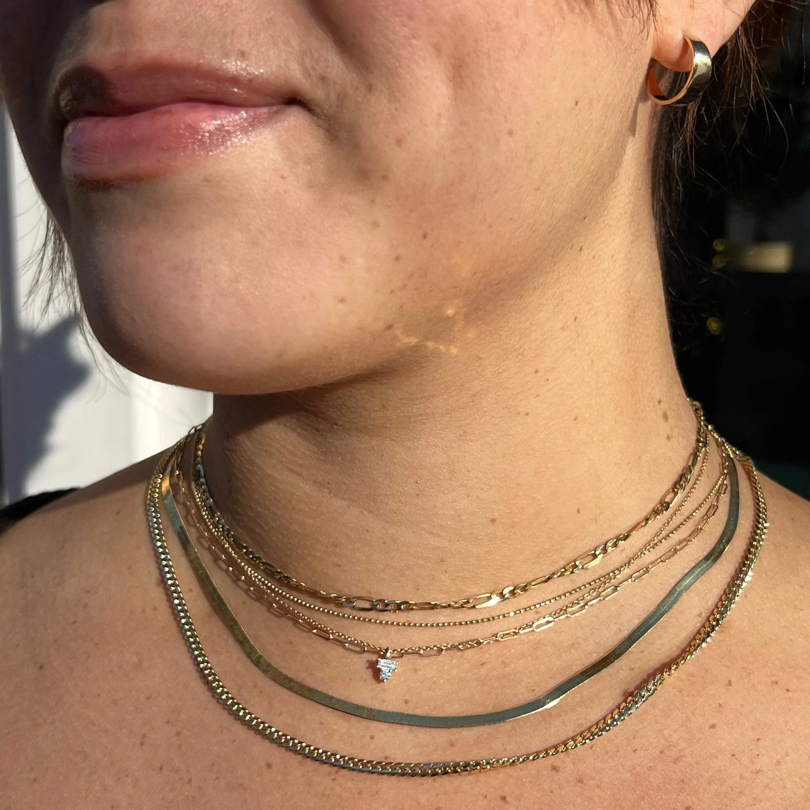 Medium Figaro Chain Necklace