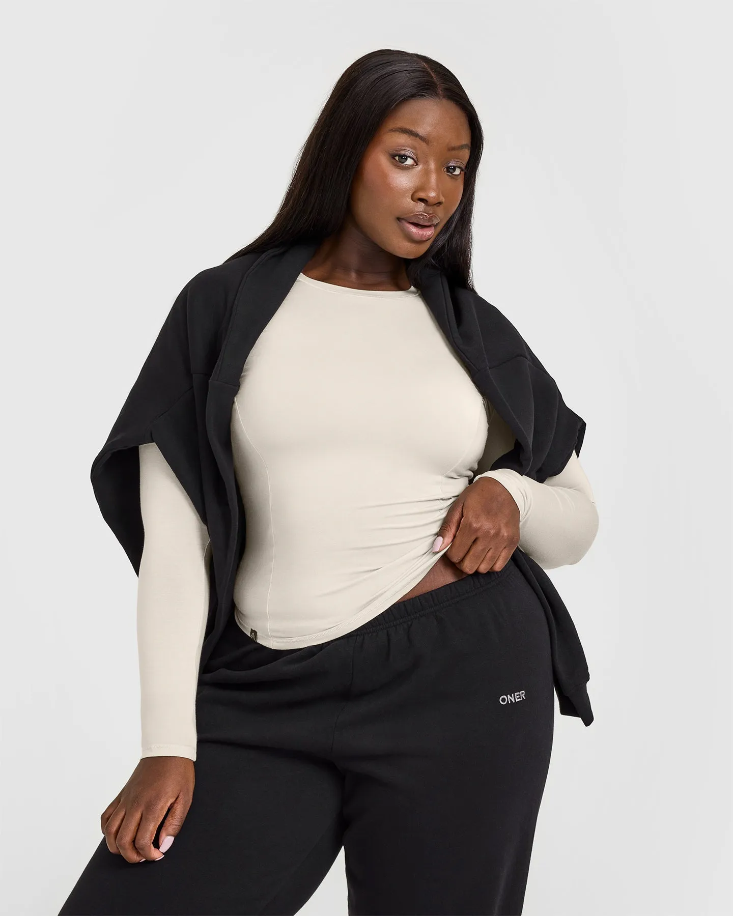 Mellow Soft Long Sleeve Top | Sand