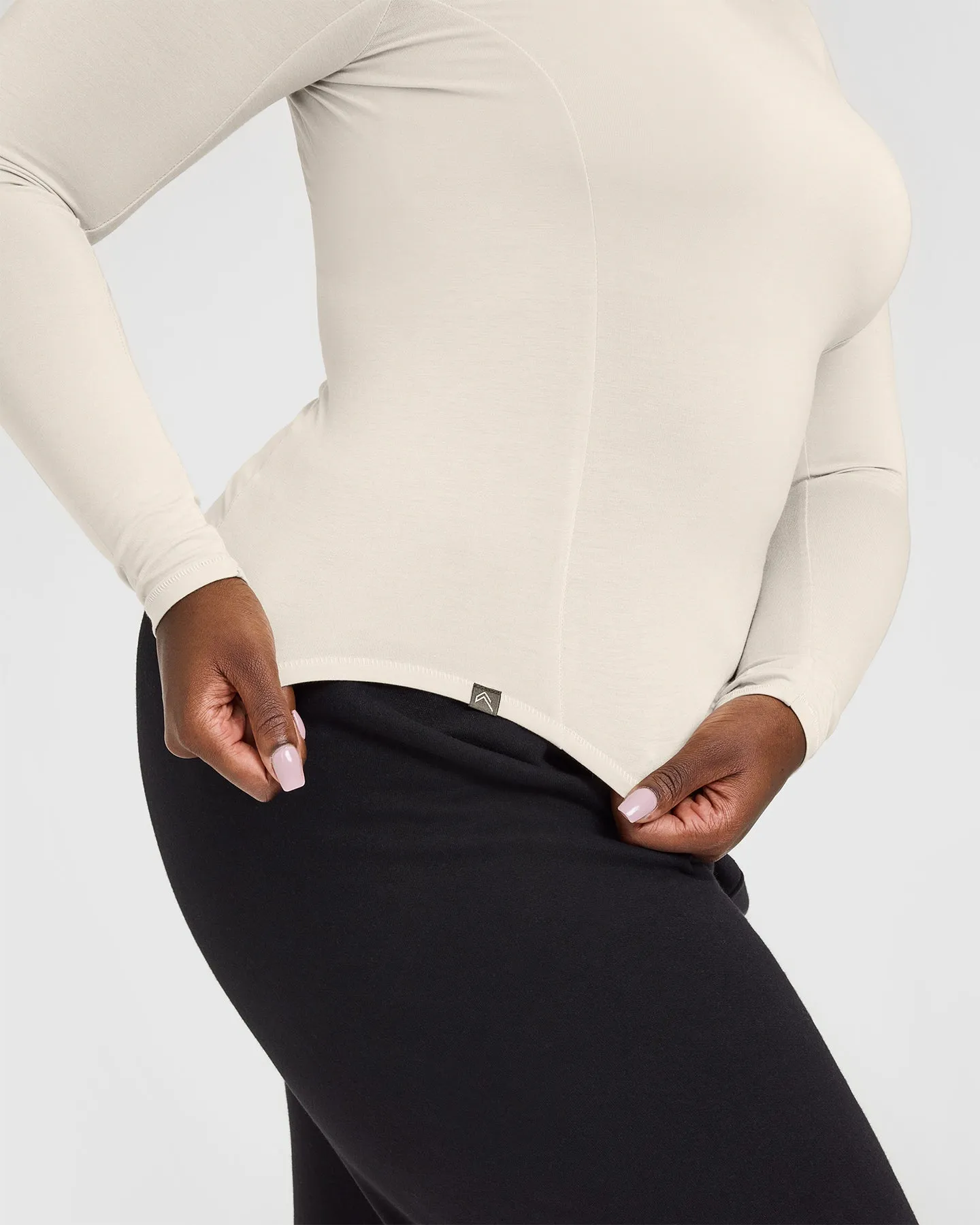 Mellow Soft Long Sleeve Top | Sand