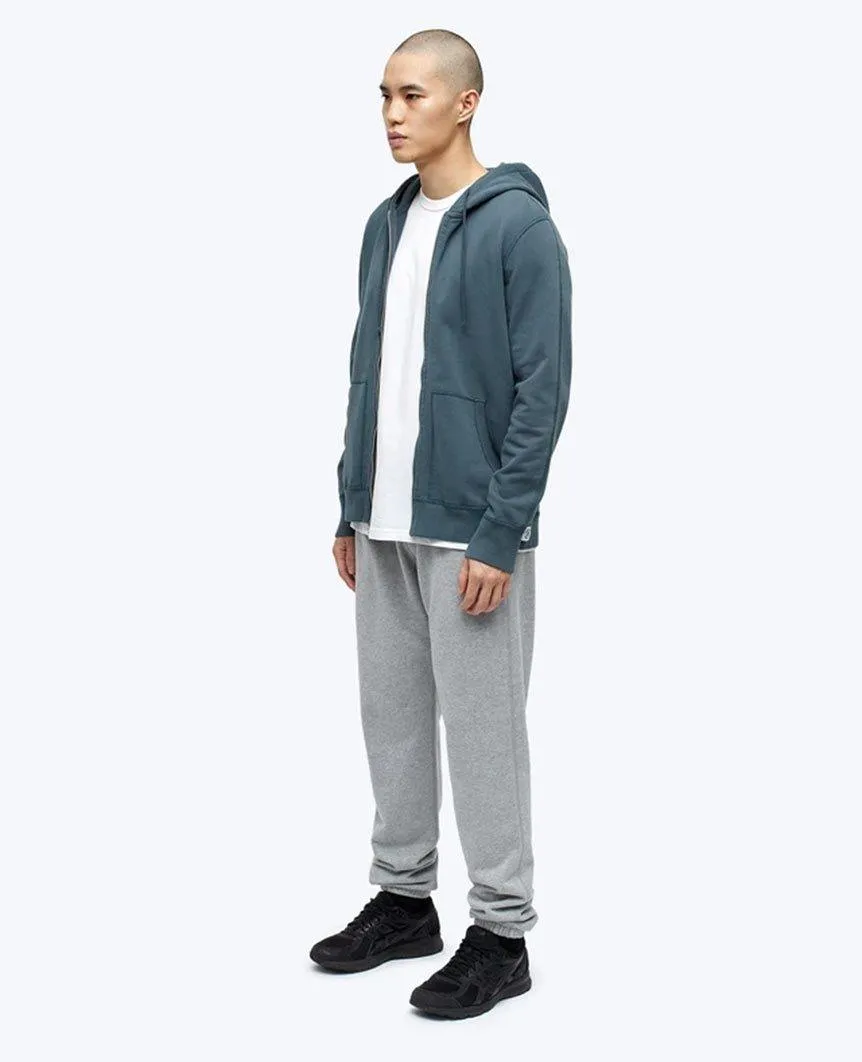 Midweight Terry Full Zip Hoodie Pacific