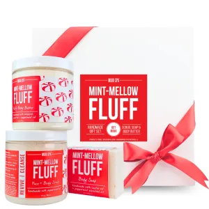 Mint Mellow Fluff Scrub, Body Butter & Soap Gift Set