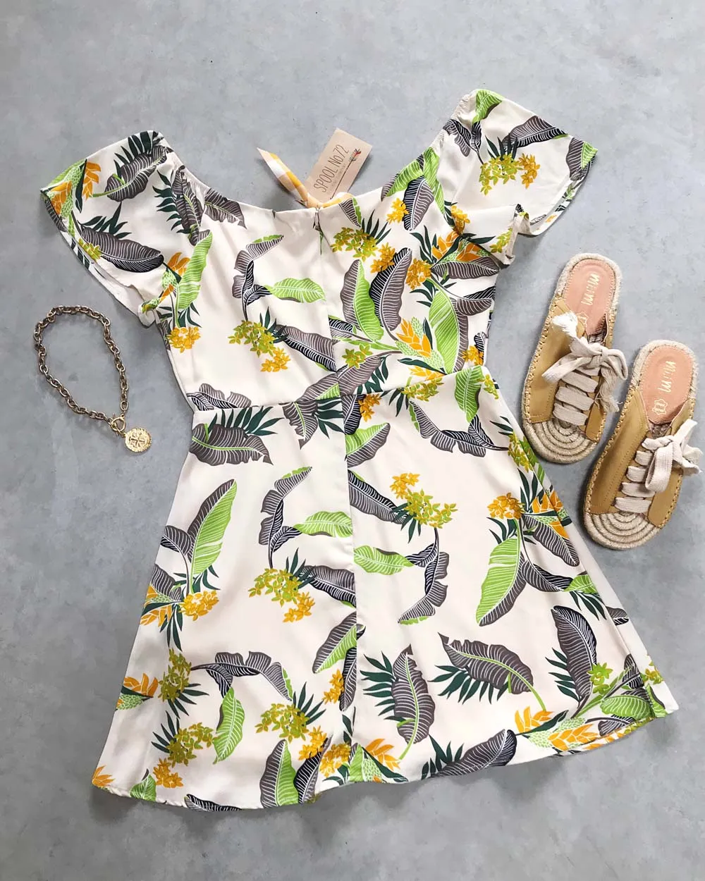 Monstera Dress