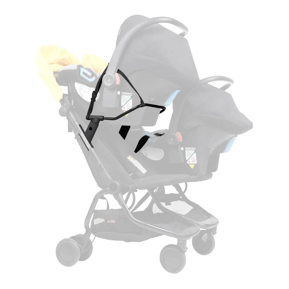 nano duo™ travel system and cocoon™ for twins bundle