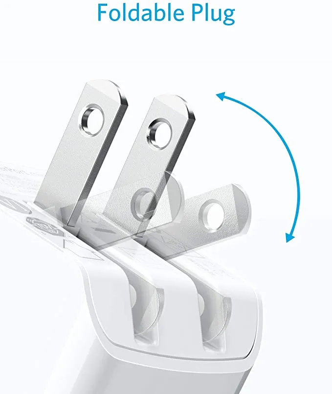 New in box! Anker USB Plug Charger, PowerPort mini Dual Port USB Charger, Super Compact Wall Charger, 2.4A Output for iPhone Xs/XS Max/XR/X/8/7/6/Plus, iPad Pro/Air 2/Mini 4, Samsung, and More