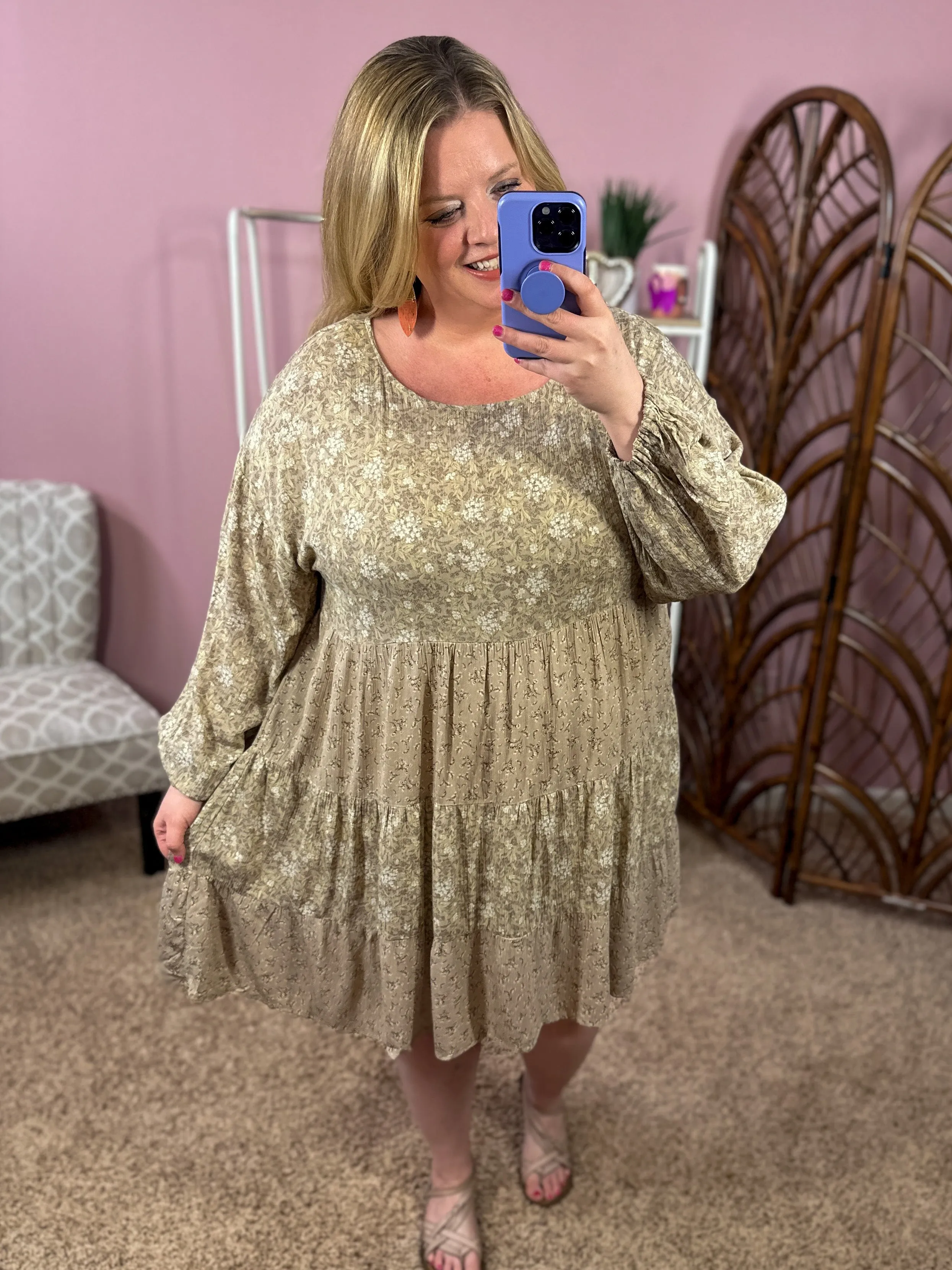 Night to Remember Dress - Sandstone