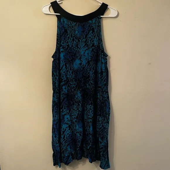 NWT Bali Batiks Sleeveless Dress &amp; Necklace