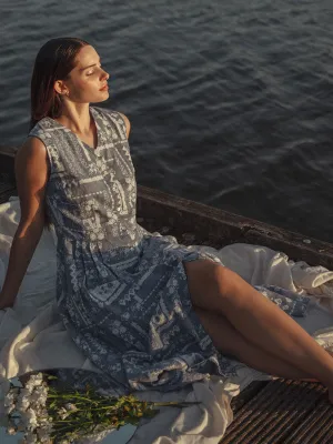 Ocean Patch Dress