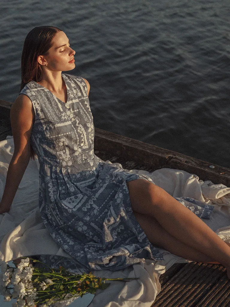 Ocean Patch Dress