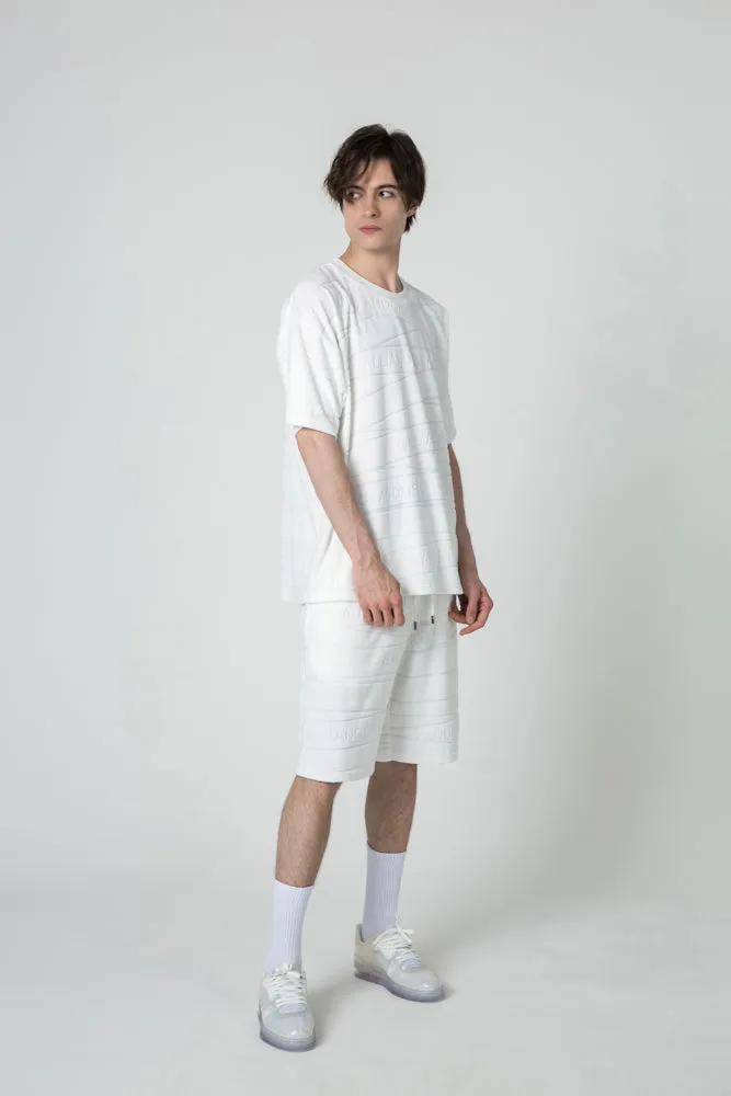 Oversized T-shirt with Bandage Motif