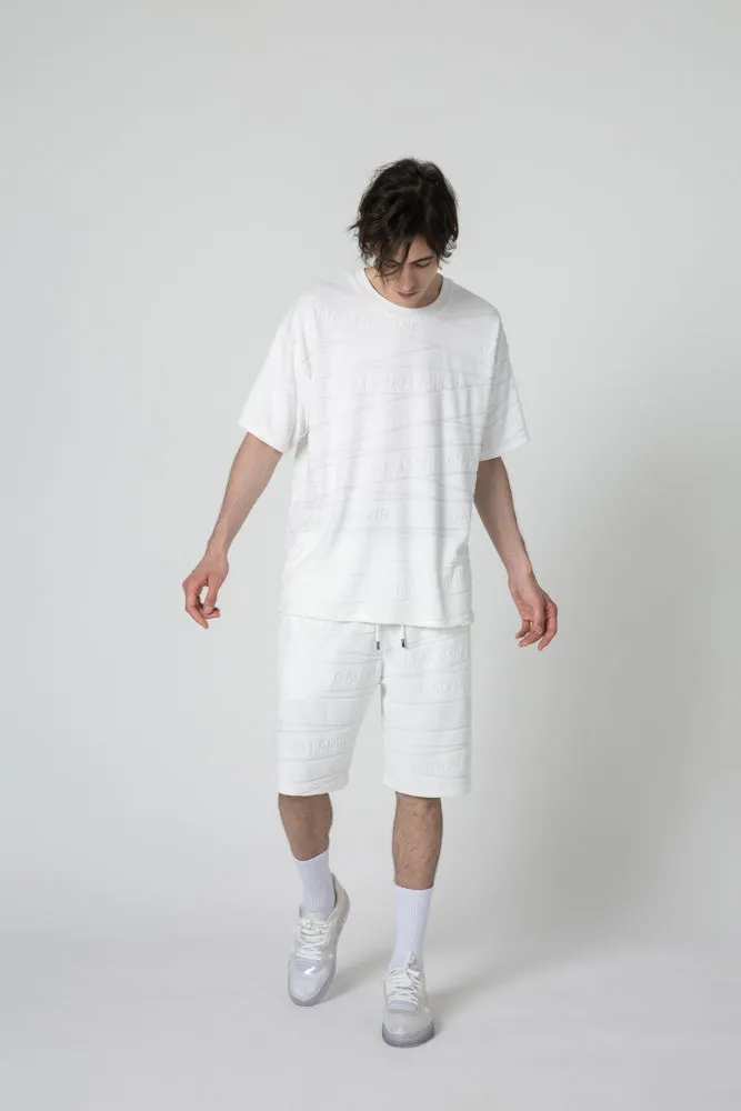 Oversized T-shirt with Bandage Motif