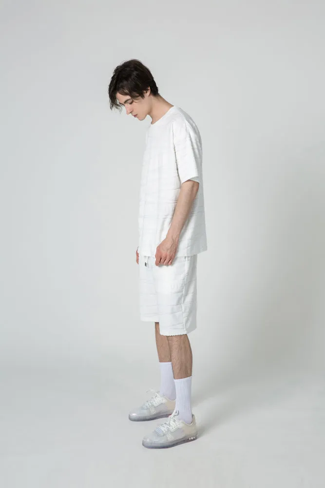 Oversized T-shirt with Bandage Motif