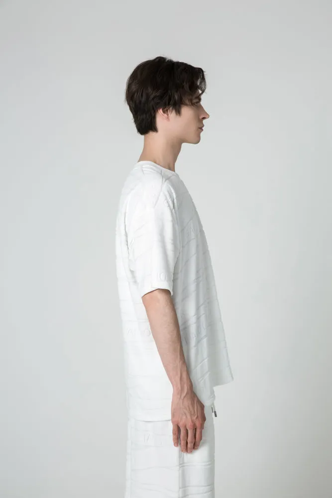 Oversized T-shirt with Bandage Motif
