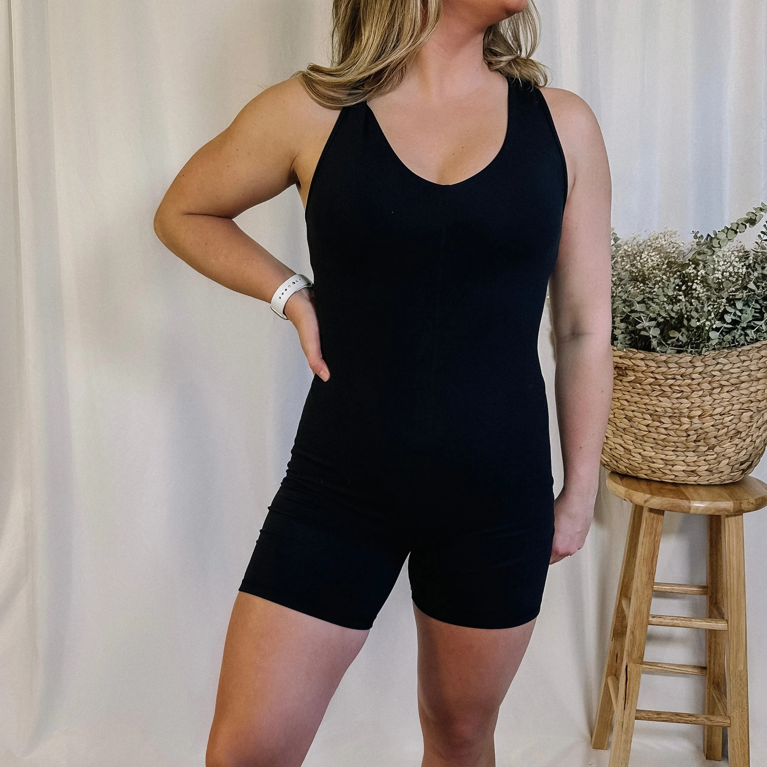 Perfect Balance Racerback Fitted Romper