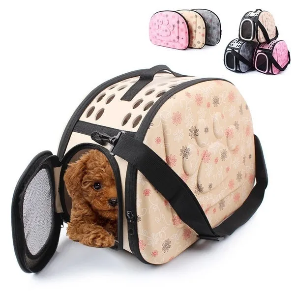 Pet Carrier Puppy Dog Cat Outdoor Travel Shoulder Bag for Small Dog