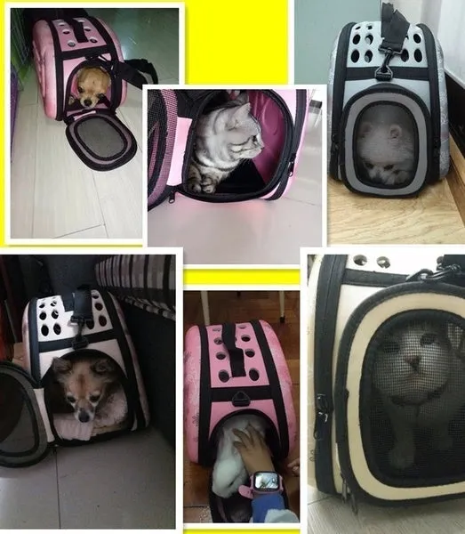 Pet Carrier Puppy Dog Cat Outdoor Travel Shoulder Bag for Small Dog