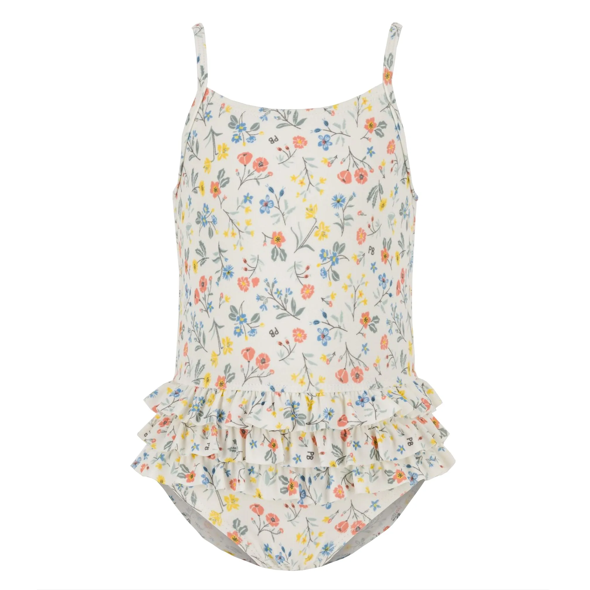 Petit Bateau Baby Girls Floral Swimsuit