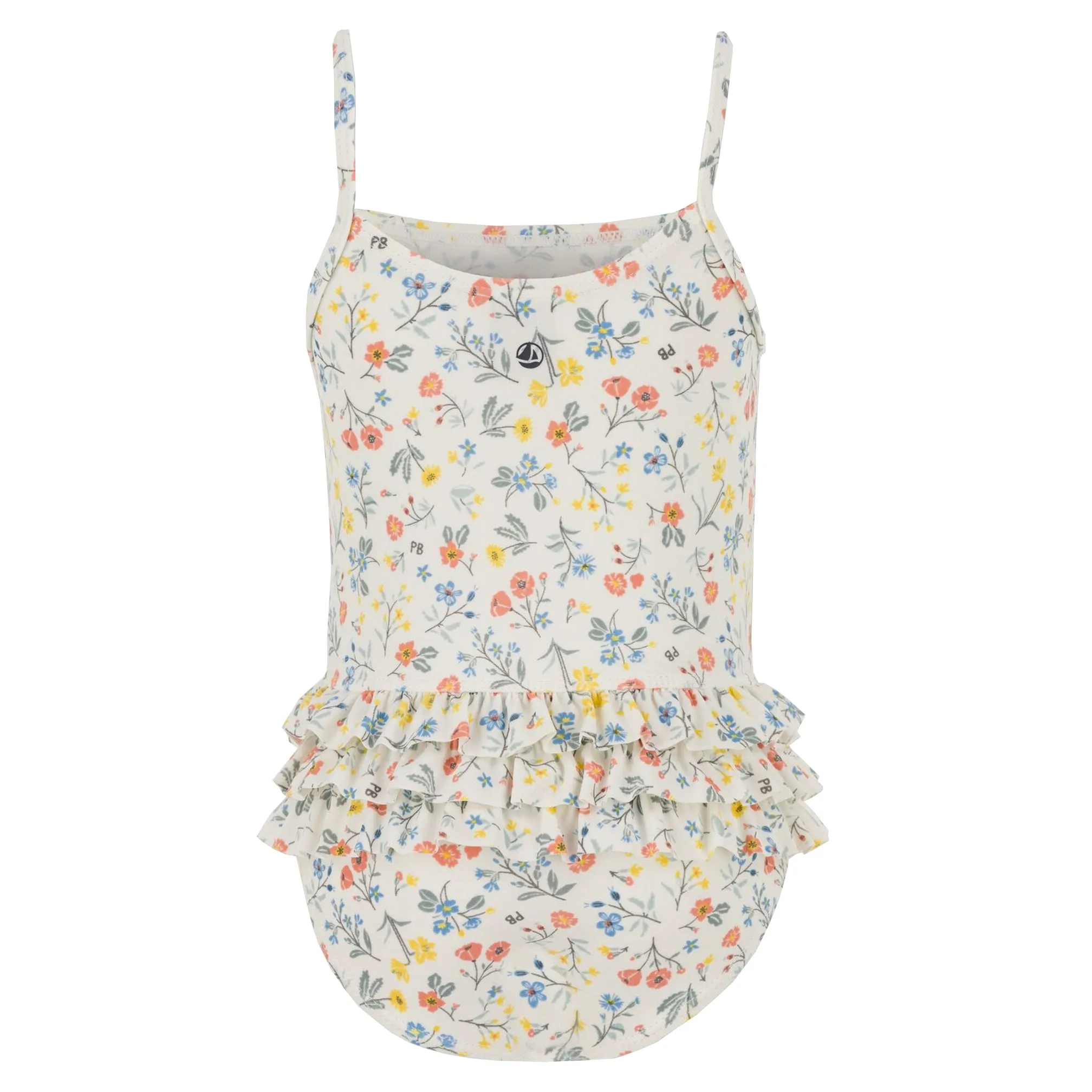 Petit Bateau Baby Girls Floral Swimsuit