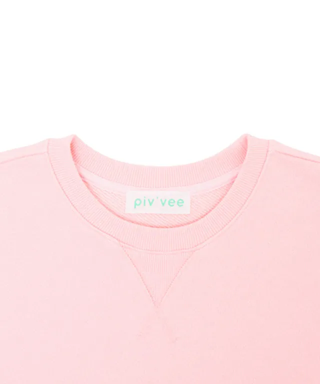 PIV'VEE Twins Sweatshirt - Bubble Pink