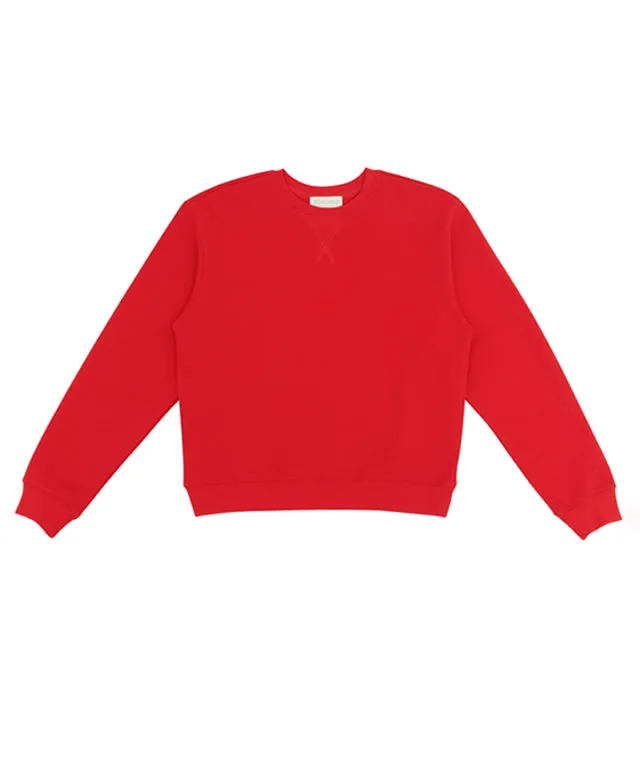 PIV'VEE Twins Sweatshirt - Cherry Red
